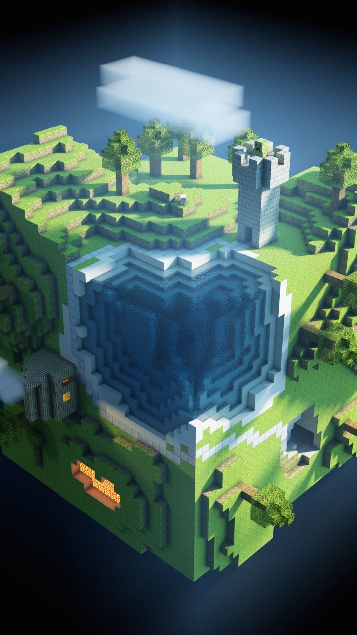 Planet Minecraft HD wallpaper for Galaxy Nexus  HDwallpapers.net
