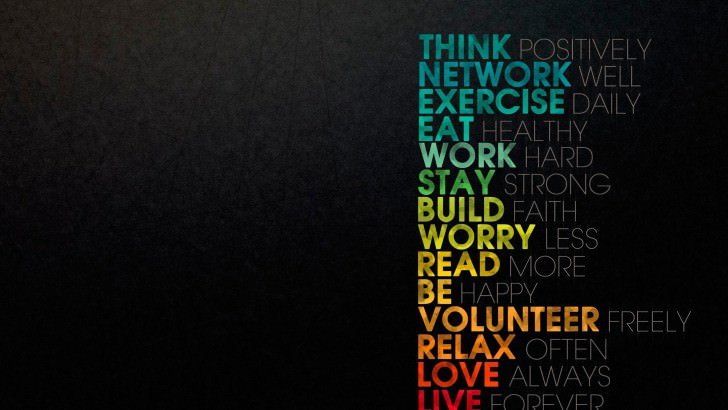 Think Positively Wallpaper
