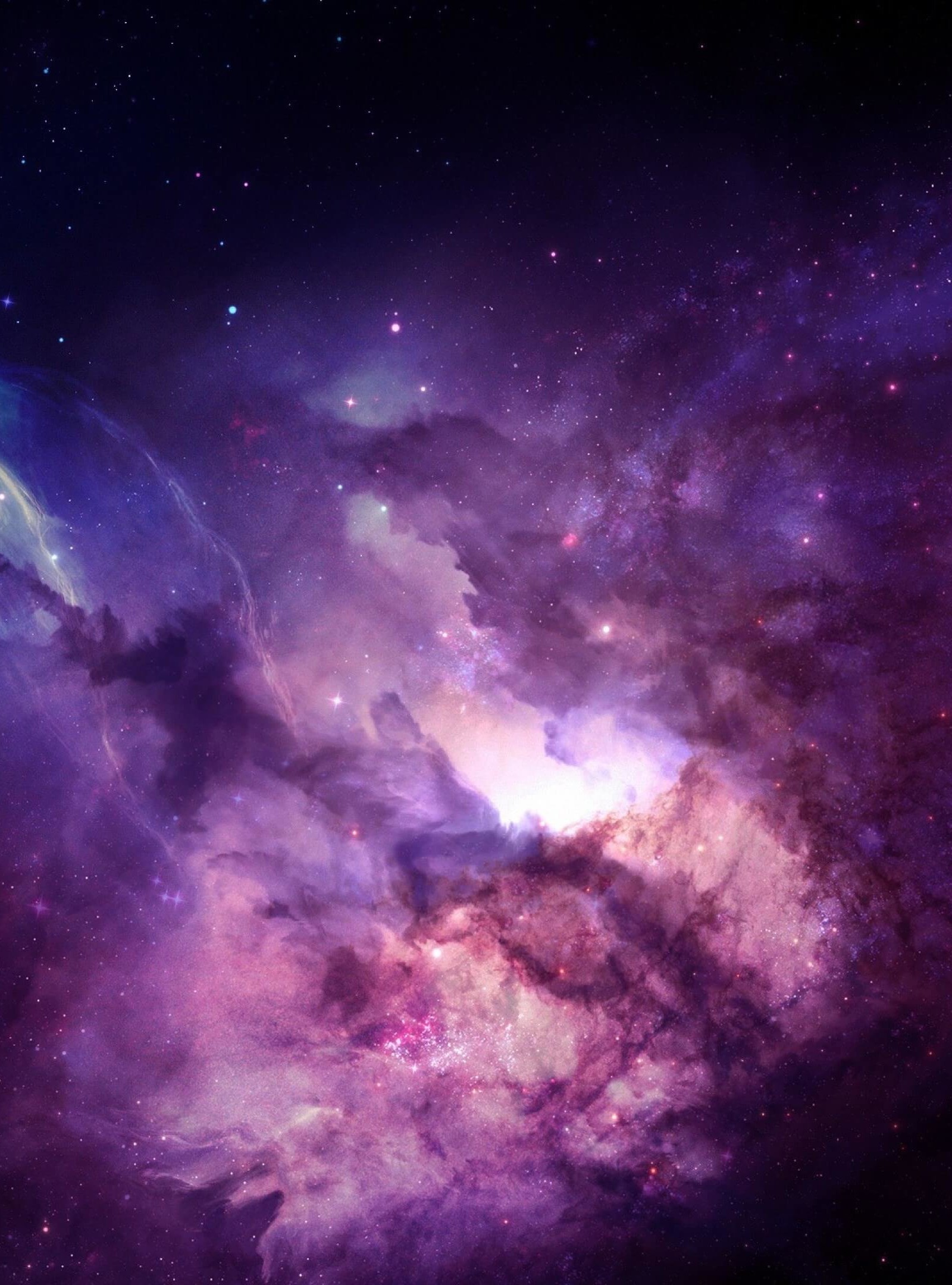Purple Nebula Wallpaper for Amazon Kindle Fire HDX 8.9