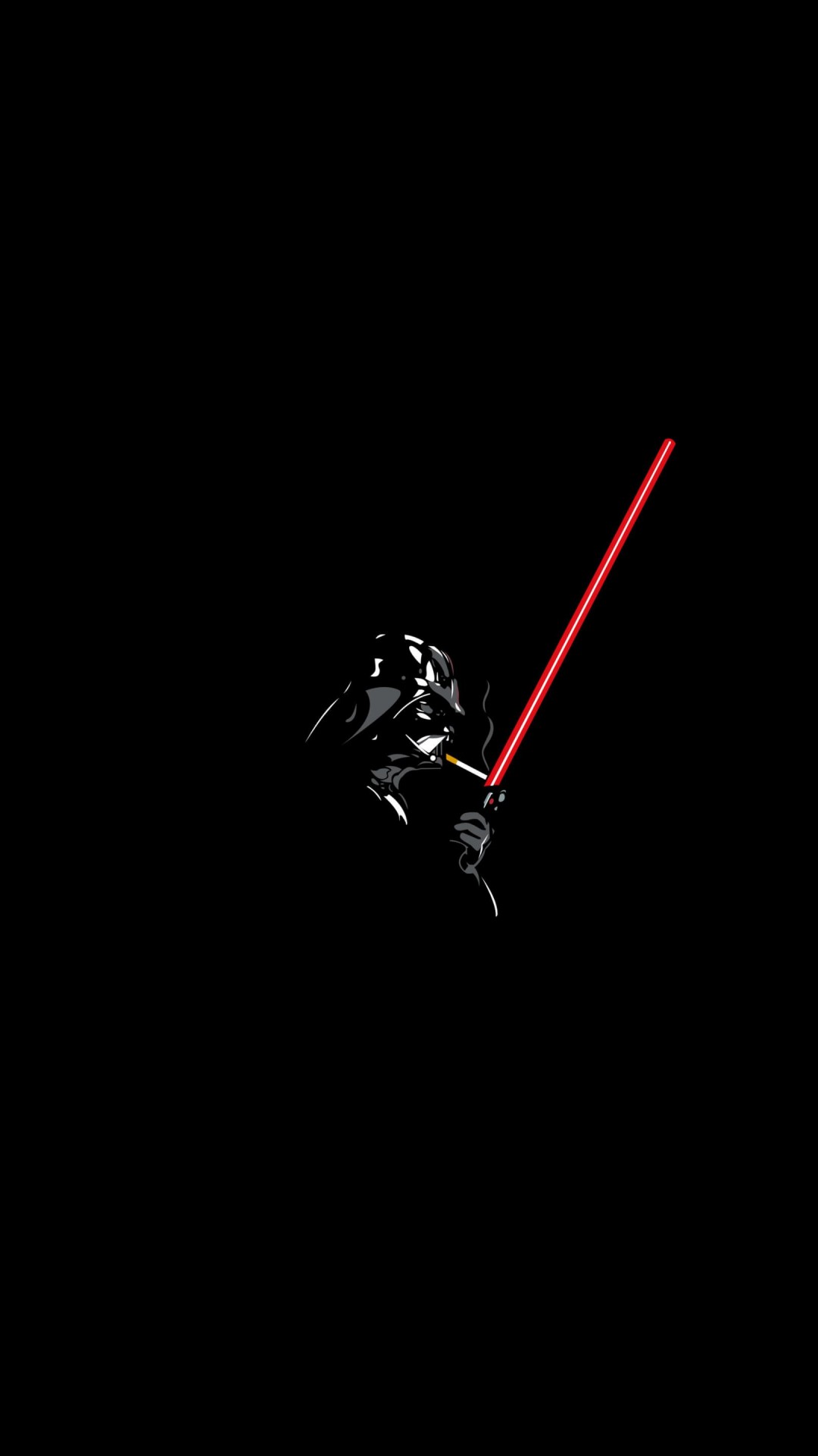 Download Darth Vader Lighting a Cigarette HD wallpaper for 