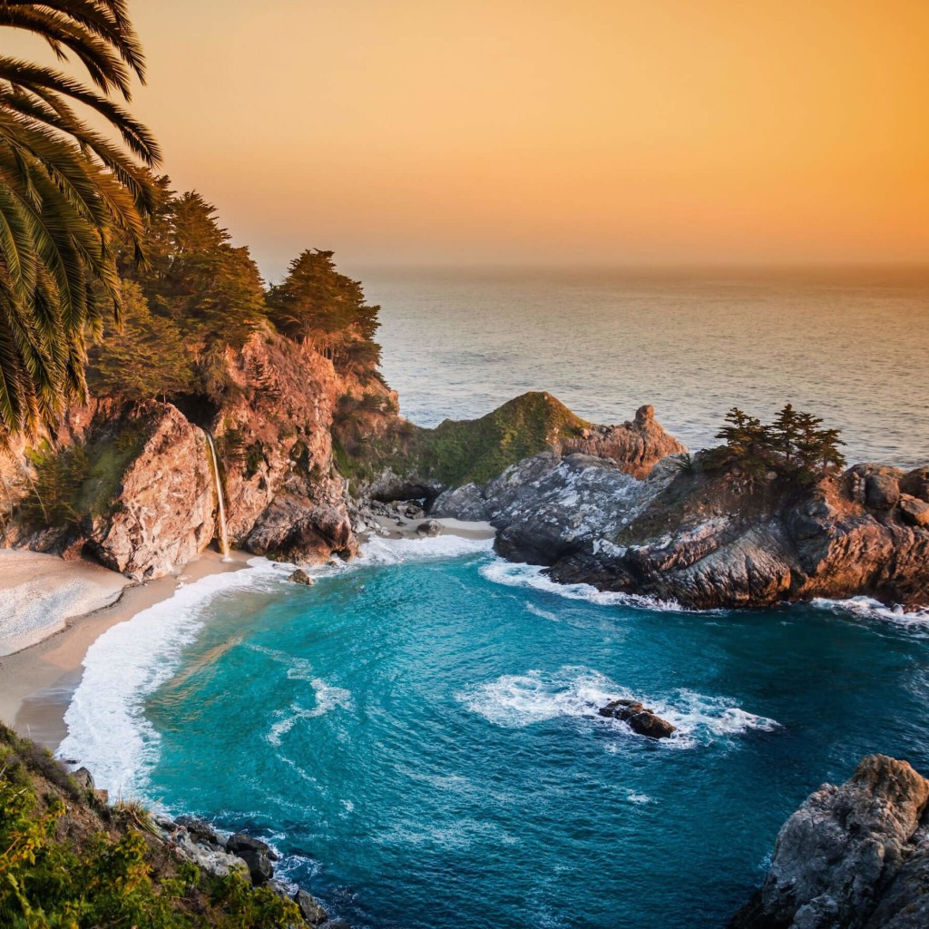 Download McWay Falls in Big Sur, California, USA HD wallpaper for iPad ...