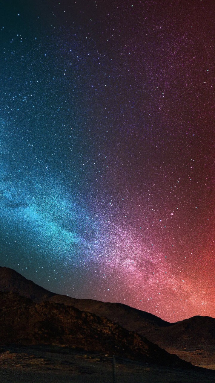 Download Starry Night Over The Desert HD wallpaper for Galaxy Nexus ...